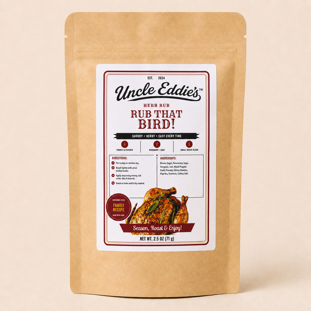 Uncle Eddie's Rub That Bird - Savory Herb Rub Blend 2.5oz