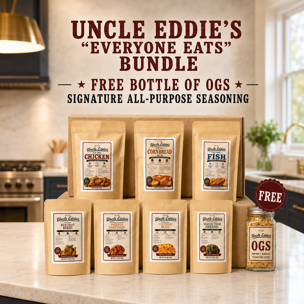 Uncle Eddie's "Everyone Eats" Bundle + Free OGS Signature Seasoning)
