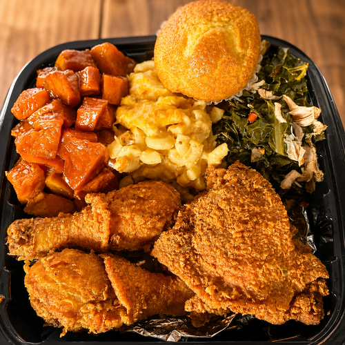 Southern Fry Night Trio — EZ Fry Chicken, EZ Fry Fish & Sweet Cornbread (+ Free OGS Seasoning)